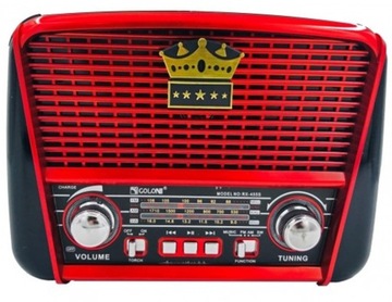 СОЛНЕЧНОЕ РАДИО КРАСНЫЙ ПОРТАТИВНЫЙ С СОЛНЕЧНОЙ СЕТКОЙ РАБОТА ОТ АККУМУЛЯТОРОВ СТИЛЬНЫЙ РЕТРО