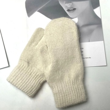 Gloves Female Winter Korean Version of Solid Color All Fingers Winter