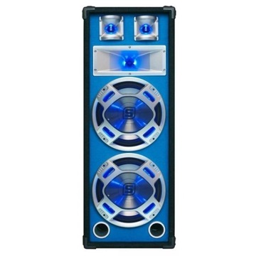 МОЩНЫЕ СЦЕНИЧЕСКИЕ КОЛОННЫ 1600 Вт SUPER BASS + LED