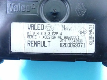 KONZOLA PANEL VENTILACE RENAULT CLIO II 8200069371