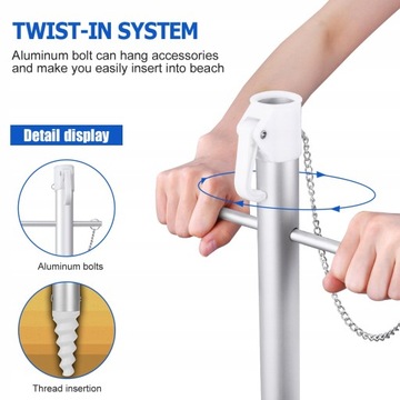 СКЛАДНОЙ САДОВЫЙ ПЛЯЖНЫЙ ЗОНТ 200см