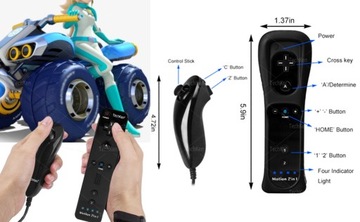 Wii Remote Nunchuck TechKen для Wii/Wii U