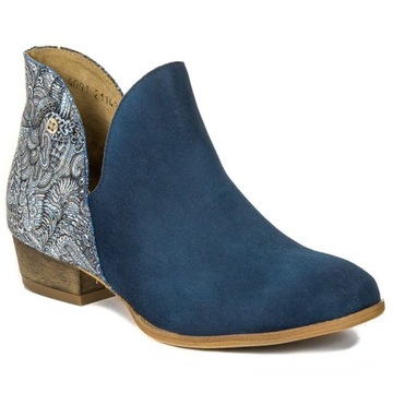 Botki damskie skórzane buty Maciejka 04091-47 r.36