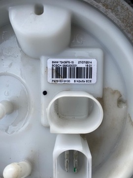 BMW F30 F32 SÉRIE 3 NÁDRŽ PALIVA 328I N20 7326890 7243975 KOMPLETNÍ