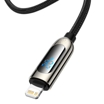 BASEUS KABEL USB-C/Lightning 20W Z MIERNIKIEM 2m