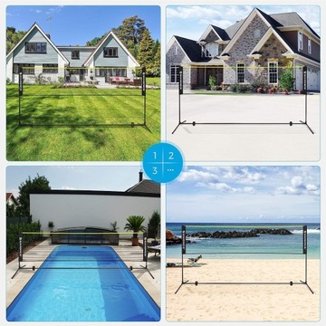 Немецкая сетка для бадминтона, тенниса, волейбола 4 м.