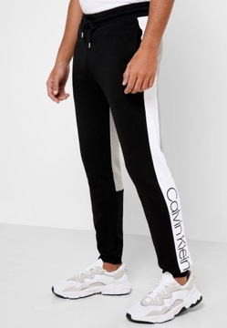 CALVIN KLEIN SPODNIE DRESOWE LOGO ATHLEISURE S