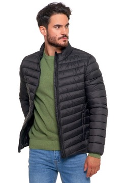 ПУХОВИК МУЖСКИЙ СТЕГАНЫЙ ПЕРЕХОДНЫЙ МОДНЫЙ БЕЗ КАПЮШОНА ВЕСНА MORAJ XL