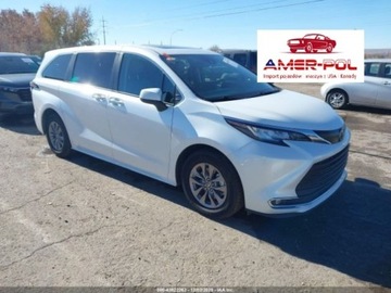 Toyota Sienna III 2023 Toyota Sienna xle, 2023r., 2.5L 2.5 Benzyna 189KM