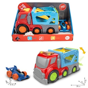 НАБОР МАШИНКИ 2 В 1 — ГРУЗОВИК И ГОНОЧНЫЙ АВТОМОБИЛЬ 18 MSC+