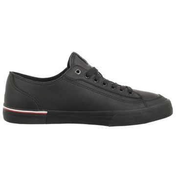 Buty Tenisówki Męskie Tommy Hilfiger Corporate Vulc Black Czarne