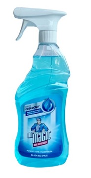 MR. MAGIC Płyn spray do mycia szyb i luster 750 ml niebieski