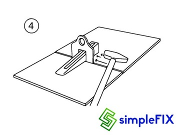 СИСТЕМА ВЫРАВНИВАНИЯ ПЛИТКИ SIMPLEFIX 1000 ЗАЖИМОВ ДЛЯ ВЫРАВНИВАНИЯ 1 мм