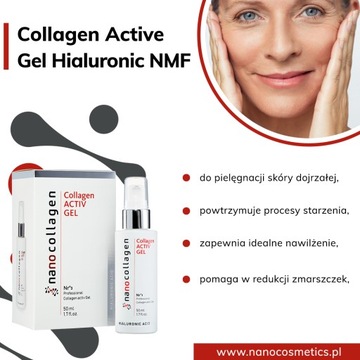 Naturalny kolagen w żelu - NanoCollagen Active Gel Hialuronic NMF 50ml