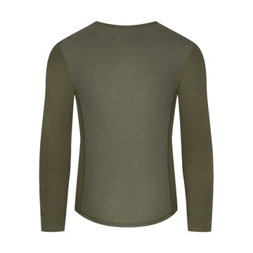 Koszulka męska rękaw BAMBUS wełna MERINO Khaki XL