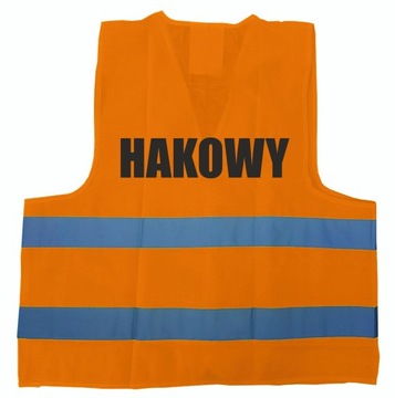 Kamizelka odblaskowa HAKOWY pomar. 4XL