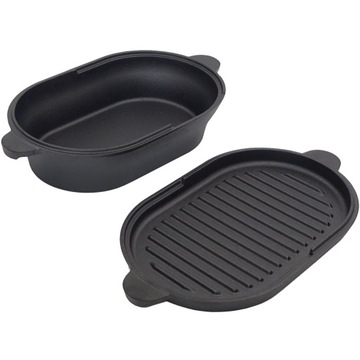 ЧУГУННАЯ СКОВОРОДА, КРЫШКА ГРИЛЯ, СКОВОРОДА-ГРИЛЬ