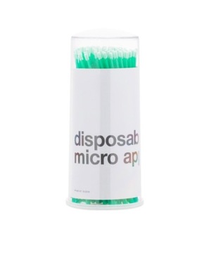 MIKROSZCZOTECZKI DO RZĘS 2MM Micro Brush APLIKATORY 100 sztuk jednorazowe