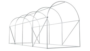 САДОВАЯ ФОЛЬГА ТУННЕЛЬ ТЕПЛИЦА 4x2м ФОЛЬГА 8м2 ТВЕРДАЯ САДОВАЯ ПАЛАТКА