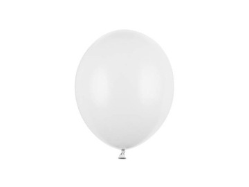BALONY STRONG 23 CM PASTEL BIAŁY 50 SZT PARTY