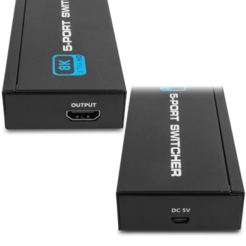 ПЕРЕКЛЮЧАТЕЛЬ HDMI 2.1 5x1 ПЕРЕКЛЮЧАТЕЛЬ 8K 4K 120 Гц 240 Гц