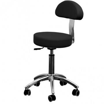 Active AM-304 - krzesło groomerskie z oparciem czarne