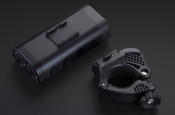 СВЕТОДИОДНАЯ ВЕЛОСИПЕДНАЯ ФАРА ПЕРЕДНЯЯ 1800 ЛЮМЕН МОЩНАЯ + ЗАДНЯЯ