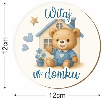 Karty do zdjęć TABLICZKI DUŻE z miesiącami pierwszy rok życia na prezent N
