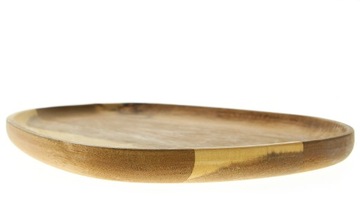 ДЕРЕВЯННАЯ ТАРЕЛКА АКАКАЦИЯ СЕРВИРОВОЧНАЯ ДОСКА