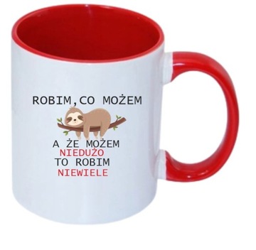 KUBEK DO PRACY ROBIM CO MOŻEM A ŻE MOŻEM NIEDUŻO TO ROBIM NIEWIELE