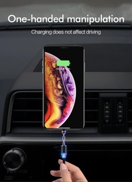 Магнитный USB-кабель, 1 м, светодиод, быстрая зарядка, USB-тип C, магнитное зарядное устройство Micro USB