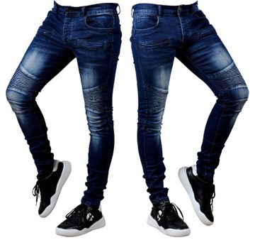 MP0029 r. 33 Jeansy MĘSKIE rurki SLIM FIT