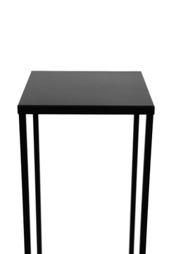 ПОДСТАВКА ДЛЯ ЦВЕТОВ МЕТАЛЛИЧЕСКАЯ, ОДИНАРНАЯ, ПОЛЬСКИЙ ИЗДЕЛИЕ, LOFT, черный, 80 см