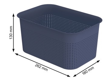 РОТО, корзина, органайзер БРИЗЕН 4,5 л - синий