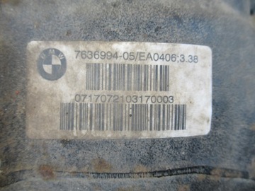 BMW F25 F15 DIFER 3,38 NÁPRAVA ZADNÍ 7636994