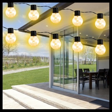 СОЛНЕЧНЫЕ САДОВЫЕ СВЕТОДИОДНЫЕ ЛАМПЫ 10 СВЕТОДИОДНЫХ ЛАМПОЧЕК ДЛЯ БАЛКОННЫХ ШАРОВ