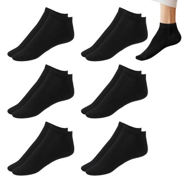 6x SKARPETY STOPKI SKARPETKI NISKIE BAMBUSOWE DAMSKIE WYSOKA JAKOŚĆ 39-42