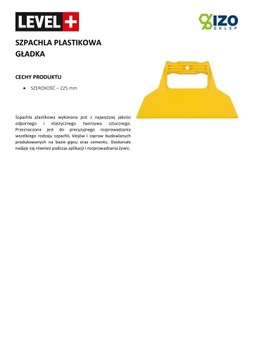 Готовая шпаклевка 10кг + Гладкий шпатель