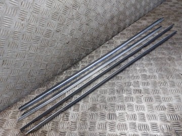 LIŠTA ZDOBENÁ CHRÓM DVEŘE LEVÝ + PRAVÁ PŘEDNÍ ZADNÍ SKODA SUPERB I