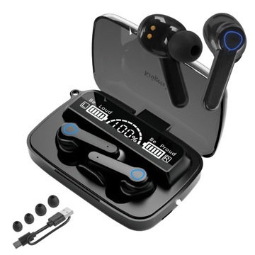 Słuchawki bezprzewodowe douszne powerbank Bluetooth 5.3 Kruger&Matz M19