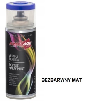Uni. lakier akrylowy Bezbarwny mat RAL000