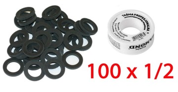 Uszczelka 1/2 '' guma doskonała jakość + GRATIS