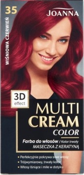 JOANNA COLOR FARBA DO WŁOSÓW WIŚNIOWA CZERWIEŃ 35