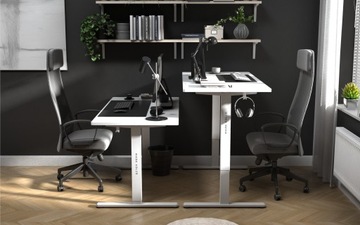 РЕГУЛИРУЕМЫЙ Электрический стол 140 x 70 см Mark Adler Leader 7.4 Белый