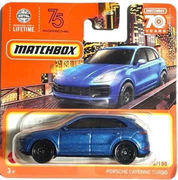 MATCHBOX PORSCHE CAYENNE TURBO 78/100 niebieski