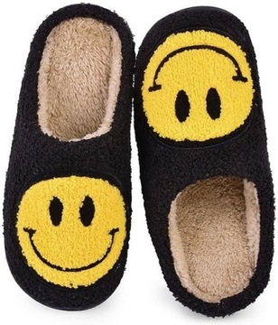 Kapcie ciepłe miękkie KLAPKI SMILE 36-37 P040