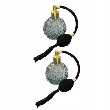 2x Butelka na perfumy w stylu vintage z długimi