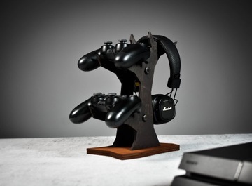 подставка для наушников, подставка для контроллера Xbox PS5, деревянные аксессуары для игр