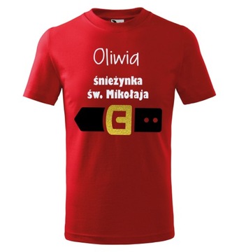 Koszulki świąteczne MAMA TATA DZIECKO Mikołaje