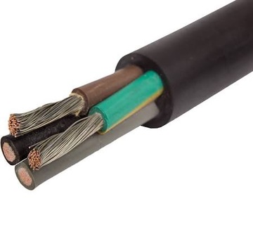 PRZEWÓD 4x6mm2 KABEL GUMOWY OnPD 4x6 LINKA 6mm2 GIĘTKI 5m
